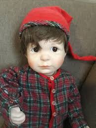 Ashton Drake LAND OF NOD Boy Porcelain Doll Nathan Child Garden Verse 1st  Issue