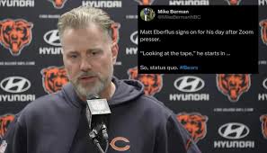 Even after a Thanksgiving debacle, Matt Eberflus is still the Chicago Bears  head coach.