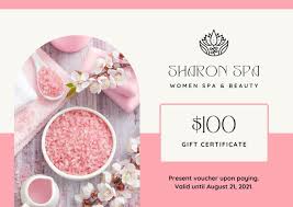 Free gift certificate massage template 01 create a massage gift certificate. Free Custom Printable Massage Gift Certificate Templates Canva