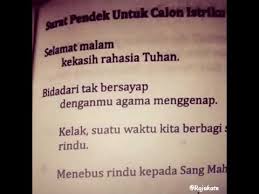 Puisi Singkat Kekasih Rahasia Tuhan Youtube