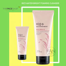 Jual THE FACE SHOP - The Face Shop Rice Water Bright Rice & BRAN Foaming  Cleanser 150ml | Shopee Indonesia
