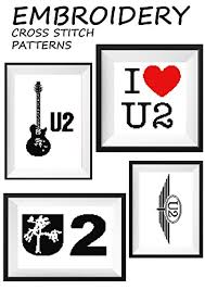 We have a whole range of free embroidery patterns for you to choose from. U2 Joshua Tree Features Bono The Edge Adam Clayton And Larry Mullen U2 Rock Band Black