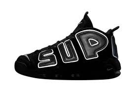 Supreme hysteric glamour text work pant black. Buy Supreme X Nike Air More Uptempo Black Kixify Marketplace