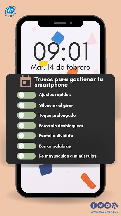 7 trucos para gestionar tu Smartphone - KZblog