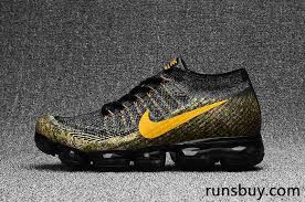 Black And Gold Vapormax Plus On Feet New Coming Nike Air Vapormax 2018 Flyknit Black Gold Black And Gold Shoes Nike Nike Air Vapormax