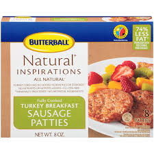 Butterball turkeys are raised free of hormones and steroids* *federal regulations do not permit the use of hormones in. Butterball Natural Inspirations Fully Cooked Turkey Breakfast Sausage Patties 8 Ct Instacart