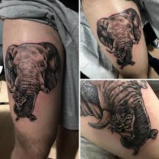 Other negative references regarding skull tattoos are about prisoners, gang members and bikers. Not Your Ordinary Elephant Tattoo Tattoo Tattoos Tattooed Tattooartist Tattooart Armtattoo Skull Skulltattoo Inked Tattoo Work Tattoo Artists Tattoos