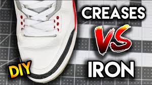 A bottle of water 3. Does Using An Iron Really Get The Creases Out How To Remove Creases From Your Shoes Youtube