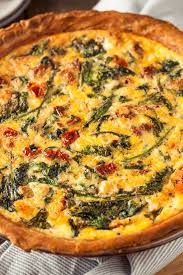 Spinach Red Pepper And Feta Quiche Recipe Spinach Quiche Recipes Vegetable Quiche Recipes Healthy Quiche