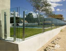 Glass pool fences by aquaview. American Frameless Glass Stair Railings 1 800 606 1776 Glass Pool Glass Pool Fence Railings Outdoor
