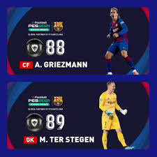 Goalkeepers defenders midfielders forwards coaching staff. Pes Mobile Mm Pes 2021 Fc Barcelona Players Official Facebook