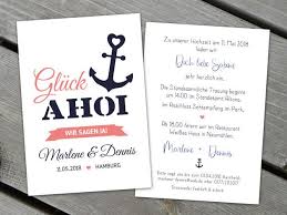Du Bekommst 25 Oder Mehr Einladungen Gluck Ahoi Fur Deine Hochzeit In Weiss Navy U Einladungen Hochzeit Einladungskarten Hochzeit Einladung Hochzeit Text