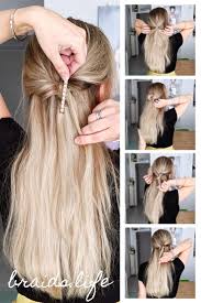 Wie schnell das einzelne haar wächst, ist individuell verschieden. 13 Schritte Anleitung Festliche Halboffene Frisur Fur Weihnachten Braids Life Lassige Frisuren Frisuren Lange Haare Halboffen Frisuren Lange Haare Anleitung