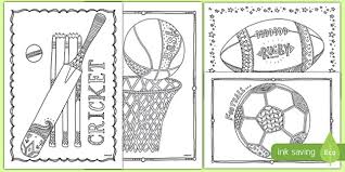 Make your world more colorful with printable coloring pages from crayola. Sports Mindfulness Colouring Sheets Teacher Made