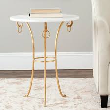 It is led by electronic musician chris stewart and formerly featured ty kube of team robespierre. Safavieh Hidden Treasures White Granite Brass With Iron Accent Table