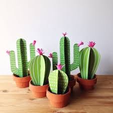 One is for the cactus and the other is for the flower. 17 Best Paper Cactus Ideas Paper Cactus Cactus Paper Crafts