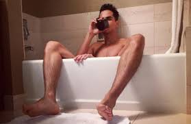 The butcher the baker the candlestick maker all scrubbing their way out to sea. Photos Cute Guys Get Their Rub A Dub Dub On In The Tub For International Bath Day Queerty
