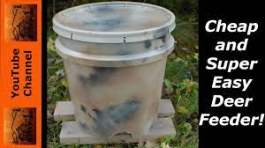 Learn all about how you can make a homemade deer feeder and what to do to improve your hunting skills here! The Cheapest Easiest Diy Deer Feeder Youtube
