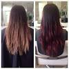 Short Burgundy Ombre Hair