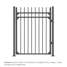 5ft Black Chain Link Fence Gate Pin On Garden