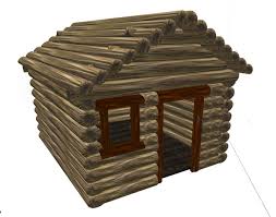 To me it looks to be in decent shape but fear someday logs will start to rot even with proper yearly maintenance. Second Life Marketplace Wood Log Cabin By House Garden 19 Prims Logs Sculpted