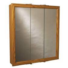 Zenith Products Corp K30 Mirror Tri View Medicine Cabinet Walmart Com Walmart Com