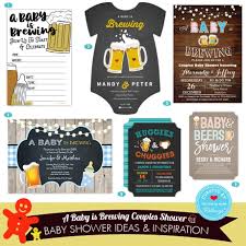 Plan a beer tasting party and score your favorite flight of beers. A Baby Is Brewing Beer Themed Couples Shower