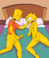 1boy 1boy1girl 1girls 2022 aged up bart simpson bed bedroom  breasts brother brother and sister closed eyes color digital media  (artwork) erection evilweazel female female masturbation foreskin glans hi