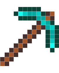 Minecraft Diamond Pickaxe Wall Decals Stickaz Minecraft Diamond Pickaxe Minecraft Stickers Minecraft Room
