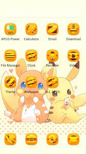 Find images and videos about cute, wallpaper and pastel on we heart. Gelbe Pikachu Kawaii Apus Thema Hd Wallpapers Fur Android Apk Herunterladen
