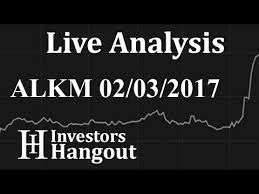 Alkm Stock Live Analysis 02 03 2017