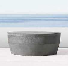 Cosimo Coffee Table Overall 35 Diam 15 H Base 30 Diam Outdoor Coffee Tables Coffee Table Concrete Outdoor Furniture