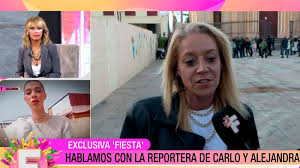 La periodista que tuvo un encontronazo con Alejandra Rubio y Carlo Costanzia: ''Vino con cara de pocos amigos''