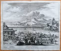 Peking Departure Emperor Hocksieuw - Original Engraving Dapper China - 1670: (1670) Karte | raremapexchange