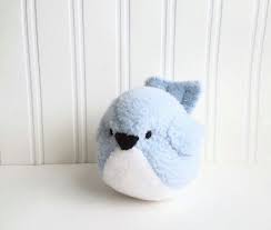 Kawaii Plush Bird Handmade Blue Bird Stuffed Animal Plush Bird Light Blue Aesthetic Blue Anime Blue Bird