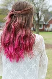 Highlights help upgrade the color of your hair and also add more texture and depth to your hairdo. 16 Best Brown Hair Pink Tips Ideas Brown Hair Pink Tips Pink Hair Hair