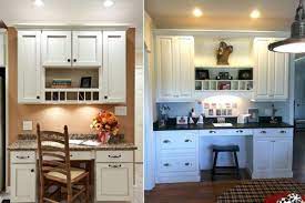There is no toe kick space on office cabinets. 20 Clever Ideas To Design A Functional Office In Your Kitchen