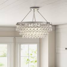 When autocomplete results are available use up and down arrows to review and enter to select. Rosdorf Park Mcknight 9 Light 23 6 Chandelier Style Tiered Semi Flush Mount Reviews Wayfair