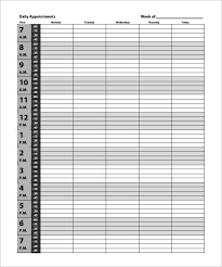 The project planning and management template is designed as a generic solution to plan and manage any project. 24 Appointment Schedule Templates Doc Pdf Free Premium Templates