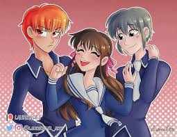 Kyo Tohru And Yuki Fruit Basket By Laurence L On Deviantart Hitting him with a whip. kyo tohru and yuki fruit basket by