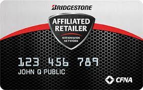 We did not find results for: Bridgestone Affiliated Retailer Automotive Credit Card Cfna