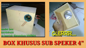 Skema box miniatur 4 inch. Skema Box Speaker 4 Inch Woofer Skema Box Speaker