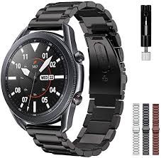 Samsung's gear s2 debuted last year at at the ifa show in late august. Amazon Com Intoval Band For Samsung Galaxy Watch 3 41mm Watch 42mm Active 2 Active 1 Gear Sport Premium Stainless Steel Bands With Link Adjustment Tool 20mm Strap Black Clothing