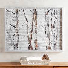 Birds On A Branch Wall Decor Pier 1 Birch Tree Planked Wall Decor Pier 1 Imports Nature Canvas Painting Tree Wall Art Tree Wall Decor