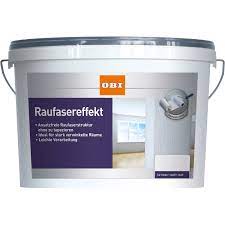 Obi Raufaser Effekt Weiss Matt 5 L Kaufen Bei Obi