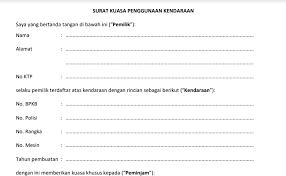 Hal ini dilakukan karena si pemberi kuasa tidak dapat melakukan suatu. Contoh Surat Kuasa Untuk Grabcar Grabbike