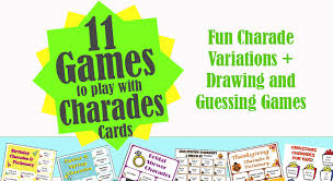After the topics have been decided, place the charades cards inside the designated containers. 13 Charades Party Game Ideas Charade Variations