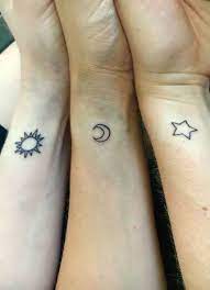 Tattoo Small Star The Moon 35 Trendy Ideas Sister Tattoos Sun Tattoo Small Sister Tattoo Designs