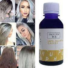 On the surface, it looks a lot like platinum blonde hair, but darker roots that's because bleach can do a number on your hair, and it's a pretty potent chemical to handle at home. Blond Purple Toning Hair Shampoo Remove Yellow Purple Toner To Silver Ash Blonde Bleached Gray Hair Dye Remove Yellow Treatment Shampoos Aliexpress