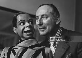 Portrait of ventriloquist Peter Brough and his puppet Archie Andrews,...  News Photo
